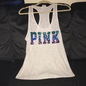 Victoria Secret Pink racerback tank top